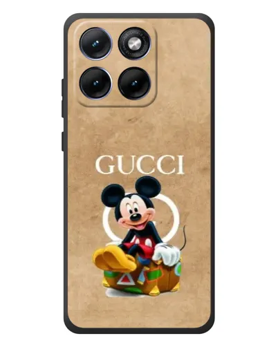 Чохол для Motorola Edge 70 Fusion Plus з картинкою «Міккі Маус Gucci — крафт»