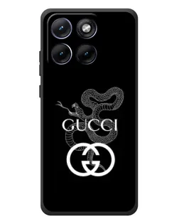 Чохол для Motorola Edge 70 Fusion Plus з картинкою «Gucci — срібна змія»