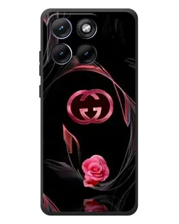 Чохол для Motorola Edge 70 Fusion Plus з картинкою «Gucci — неонова троянда»