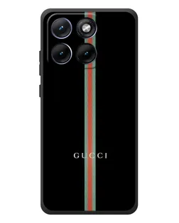 Чехол для Motorola Edge 70 Fusion Plus с картинкой «Gucci — строгая линия»