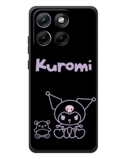 Чохол для Motorola Edge 70 Fusion Plus з картинкою «Kuromi — чорний мінімалізм» Чохол для Motorola Edge 70 Fusion Plus з картинкою «Kuromi — чорний мінімалізм»