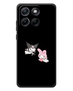 Чохол для Motorola Edge 70 Fusion Plus з картинкою «My Melody та Kuromi»