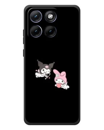 Чохол для Motorola Edge 70 Fusion Plus з картинкою «My Melody та Kuromi»