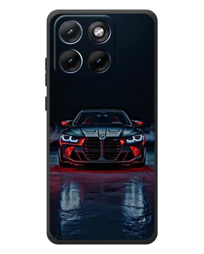 Чохол для Motorola Edge 70 Fusion Plus з картинкою «BMW на мокрій дорозі»