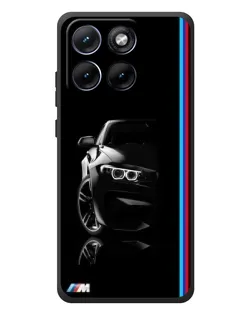 Чохол для Motorola Edge 70 Fusion Plus з картинкою «Силует BMW в темряві»