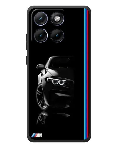 Чохол для Motorola Edge 70 Fusion Plus з картинкою «Силует BMW в темряві»