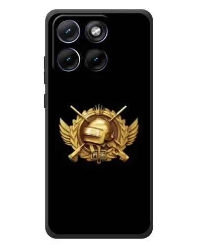 Чохол для Motorola Edge 70 Fusion Plus з картинкою «PUBG — помаранчевий градієнт»