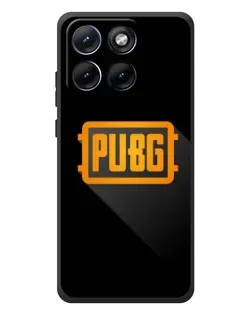 Чохол для Motorola Edge 70 Fusion Plus з картинкою «PUBG — рамка лого»
