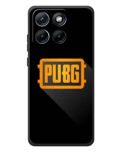 Чохол для Motorola Edge 70 Fusion Plus з картинкою «PUBG — рамка лого»