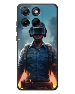 Чохол для Motorola Edge 70 Fusion Plus з картинкою «PUBG — реалістичний герой»