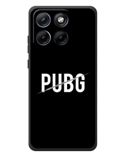 Чохол для Motorola Edge 70 Fusion Plus з картинкою «PUBG — білий логотип»