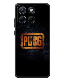 Чохол для Motorola Edge 70 Fusion Plus з картинкою «PUBG — золотий логотип»