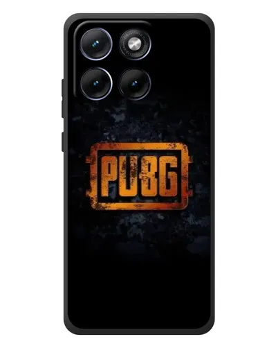 Чохол для Motorola Edge 70 Fusion Plus з картинкою «PUBG — золотий логотип»