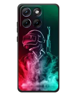 Чохол для Motorola Edge 70 Fusion Plus з картинкою «PUBG — вогняний воїн»