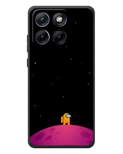 Чохол для Motorola Edge 70 Fusion Plus з картинкою «Самотній герой на планеті»