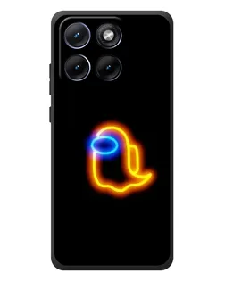 Чохол для Motorola Edge 70 Fusion Plus з картинкою «Among Us неонове сяйво»