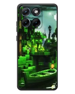 Чохол для Motorola Edge 70 Fusion Plus з картинкою «Minecraft лісовий пейзаж»