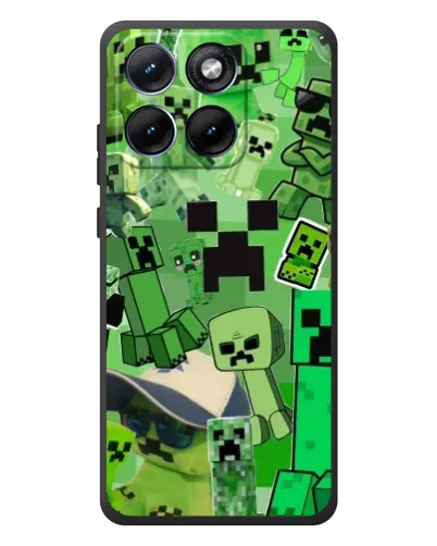 Чохол для Motorola Edge 70 Fusion Plus з картинкою «Кріпери Minecraft»