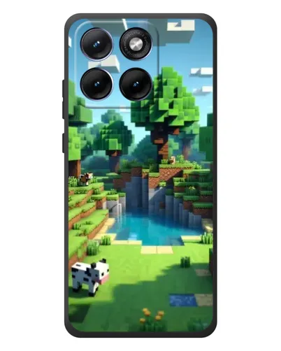 Чохол для Motorola Edge 70 Fusion Plus з картинкою «Minecraft літній день»
