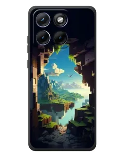 Чохол для Motorola Edge 70 Fusion Plus з картинкою «Вид з печери»