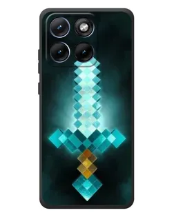 Чохол для Motorola Edge 70 Fusion Plus з картинкою «Алмазний меч неон»