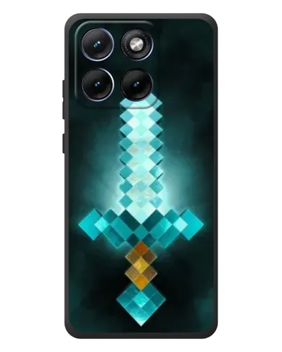 Чохол для Motorola Edge 70 Fusion Plus з картинкою «Алмазний меч неон»