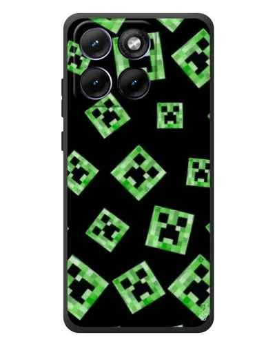 Чохол для Motorola Edge 70 Fusion Plus з картинкою «Паттерн з кріперами»