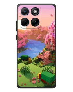 Чохол для Motorola Edge 70 Fusion Plus з картинкою «Рожеве дерево Minecraft»
