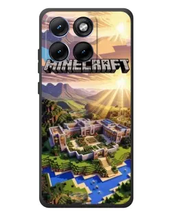 Чохол для Motorola Edge 70 Fusion Plus з картинкою «Minecraft панорама»