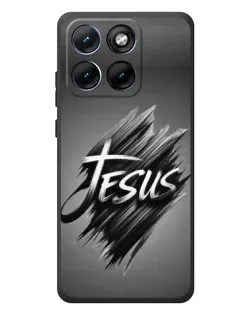 Чохол для Motorola Edge 70 Fusion Plus з картинкою «Напис Jesus Graffiti»