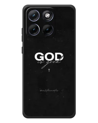 Чохол для Motorola Edge 70 Fusion Plus з картинкою «GOD — Бог над усім»
