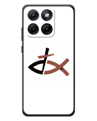Чохол для Motorola Edge 70 Fusion Plus з картинкою «Риба та хрест»