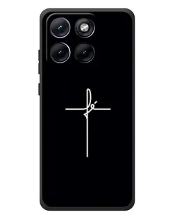 Чехол для Motorola Edge 70 Fusion Plus с картинкой «Тонкий крест»