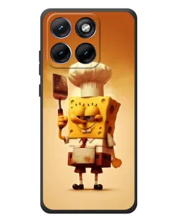 Чохол для Motorola Edge 70 Fusion Plus з картинкою «Губка Боб кухар»