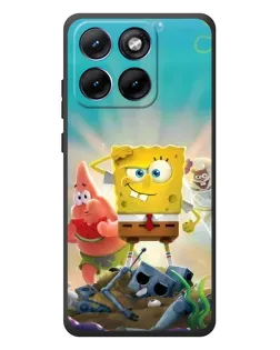 Чохол для Motorola Edge 70 Fusion Plus з картинкою «Спанч Боб переможець»