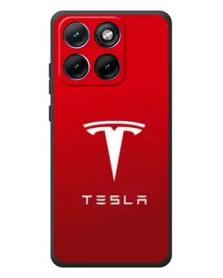 Чохол для Motorola Edge 70 Fusion Plus з картинкою «Tesla Red Classic»