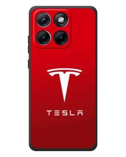 Чохол для Motorola Edge 70 Fusion Plus з картинкою «Tesla Red Classic»