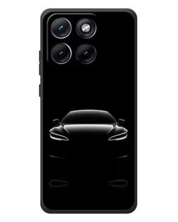 Чохол для Motorola Edge 70 Fusion Plus з картинкою «Силует Tesla Night»