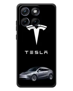 Чохол для Motorola Edge 70 Fusion Plus з картинкою «Tesla Model Y»
