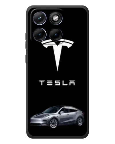 Чохол для Motorola Edge 70 Fusion Plus з картинкою «Tesla Model Y»