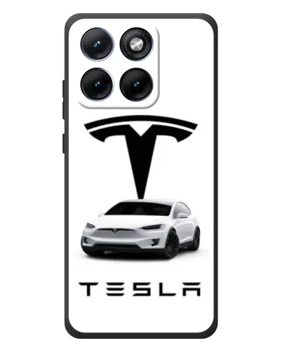 Чохол для Motorola Edge 70 Fusion Plus з картинкою «Tesla White Style»