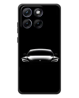 Чохол для Motorola Edge 70 Fusion Plus з картинкою «Фари Tesla Night»