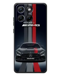 Чохол для Motorola Edge 70 Fusion Plus з картинкою «Mercedes — білий карбон»