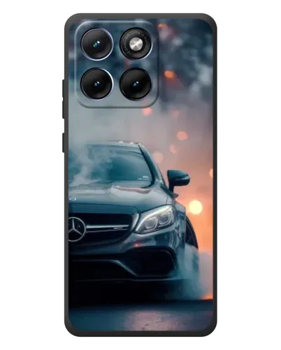 Чохол для Motorola Edge 70 Fusion Plus з картинкою «Mercedes — нічне місто»