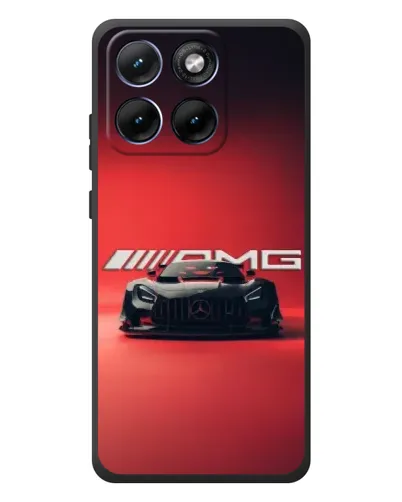 Чохол для Motorola Edge 70 Fusion Plus з картинкою «Mercedes AMG — червона лінія»
