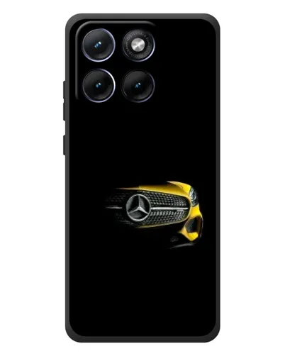 Чохол для Motorola Edge 70 Fusion Plus з картинкою «Mercedes — ретро стиль»