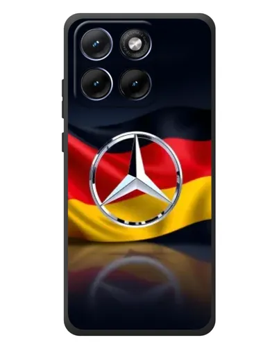 Чохол для Motorola Edge 70 Fusion Plus з картинкою «Mercedes — прапор Німеччини»