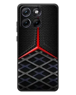 Чохол для Motorola Edge 70 Fusion Plus з картинкою «Mercedes Carbon Grid»
