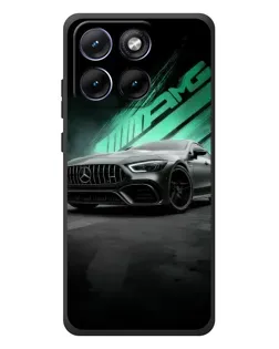 Чохол для Motorola Edge 70 Fusion Plus з картинкою «Темний Mercedes AMG»