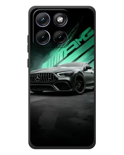 Чохол для Motorola Edge 70 Fusion Plus з картинкою «Темний Mercedes AMG»